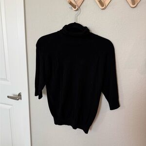 ZARA Quarter Sleeve Turtleneck Top
